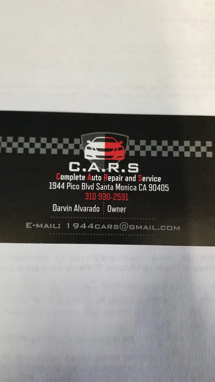 C.A.R.S Complete Auto Repair And Service. 9