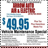 Auto Repair Arrow Auto Air & Electric