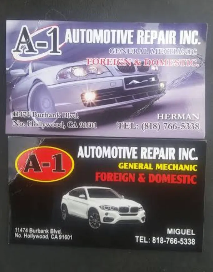 A-1 Auto Repair No. Hollywood 1