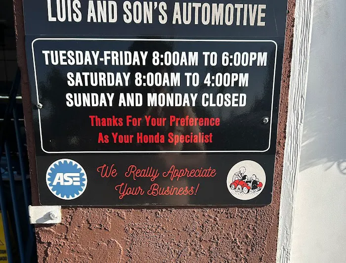 Luis & Sons Automotive 2