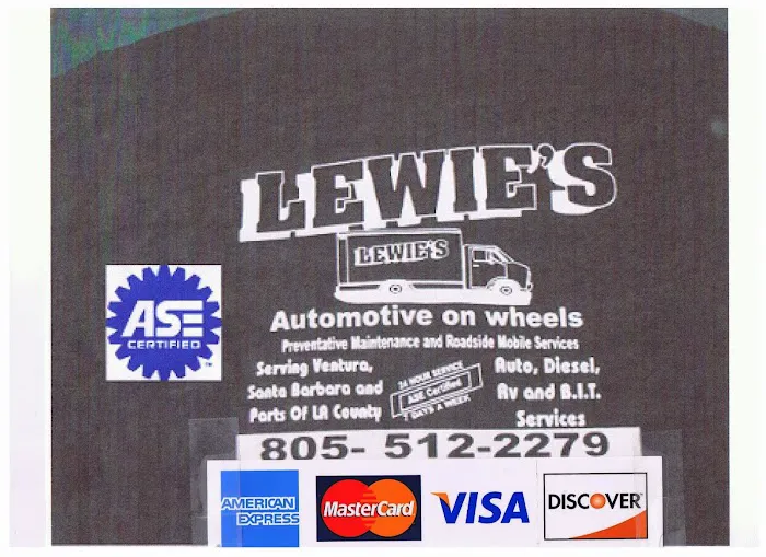 LEWIE,S AUTOMOTIVE ON WHEELS 1