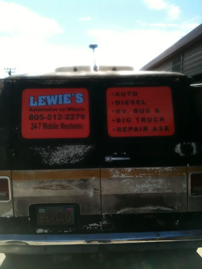 LEWIE,S AUTOMOTIVE ON WHEELS 3