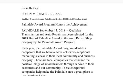 Qualifast Transmission and Auto Repair