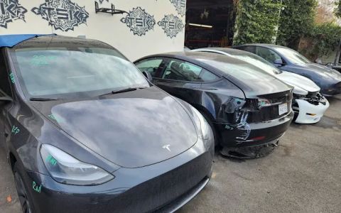 tesla collision center irvine