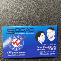 Sosa’s Auto Repair & *STAR Smog Certified *