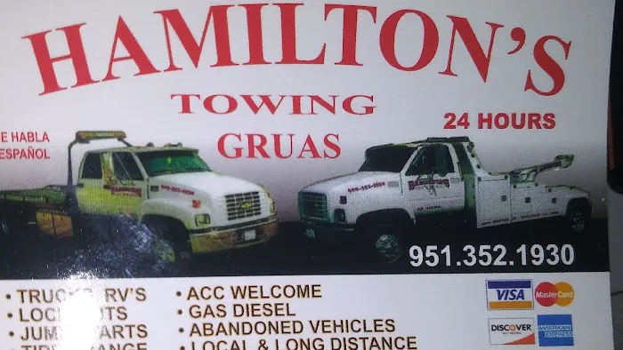 Hamilton's Tow for less 1