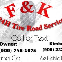 F&K 24 Hour Tire Road Service LLC.