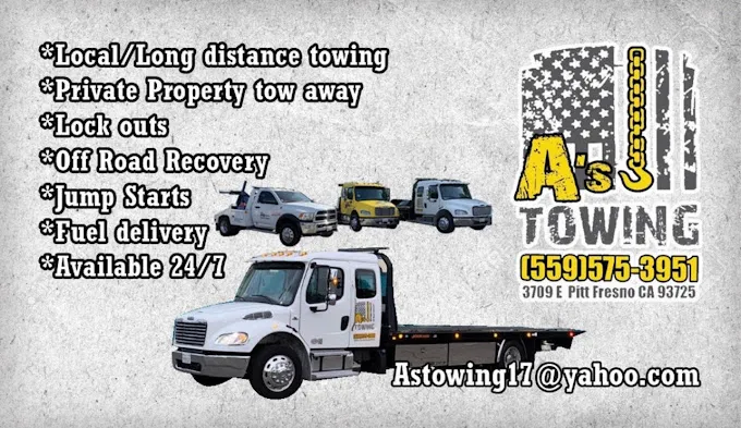 A's towing 0