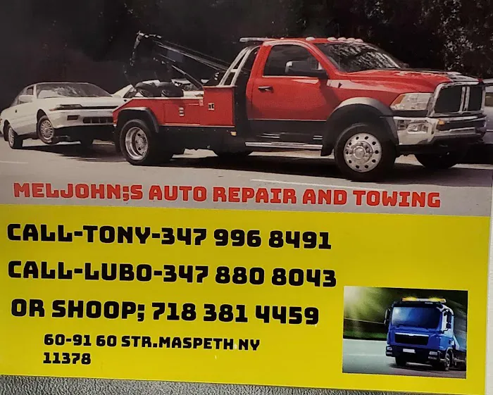 TOWING + BODY SHOP + AUTO REPAIR = MELJOHNS 3