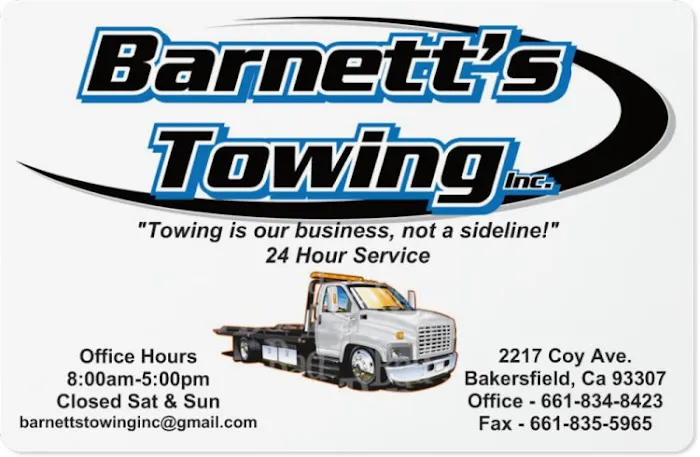 Barnett's Towing Inc. 1