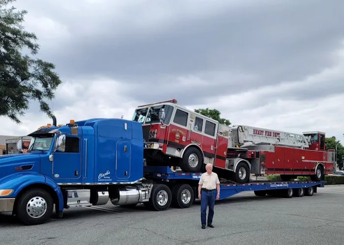 Clark's Towing & Equipment hauling 2