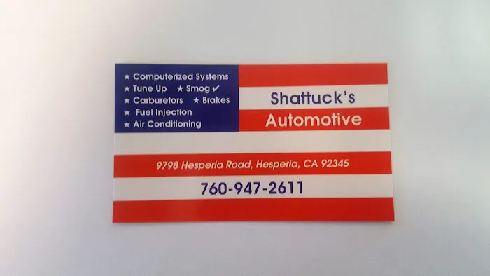 Shattuck's Automotive Inc. 0