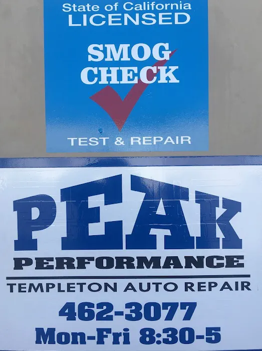 Peak Performance Templeton Auto Repair 3