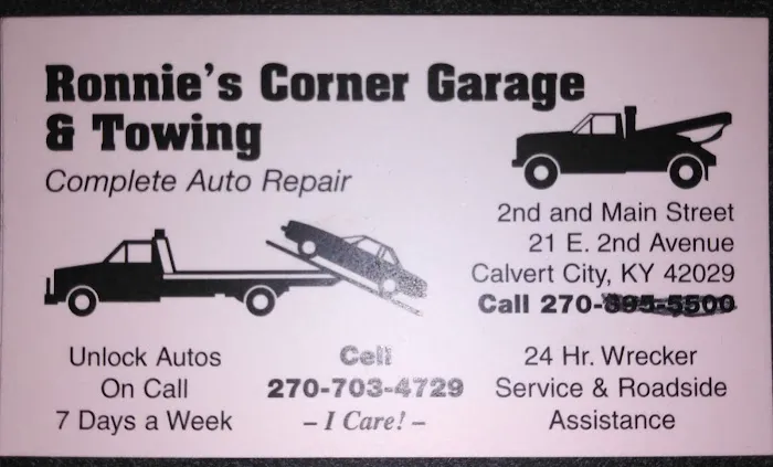 Ronnie's Corner Garage 1