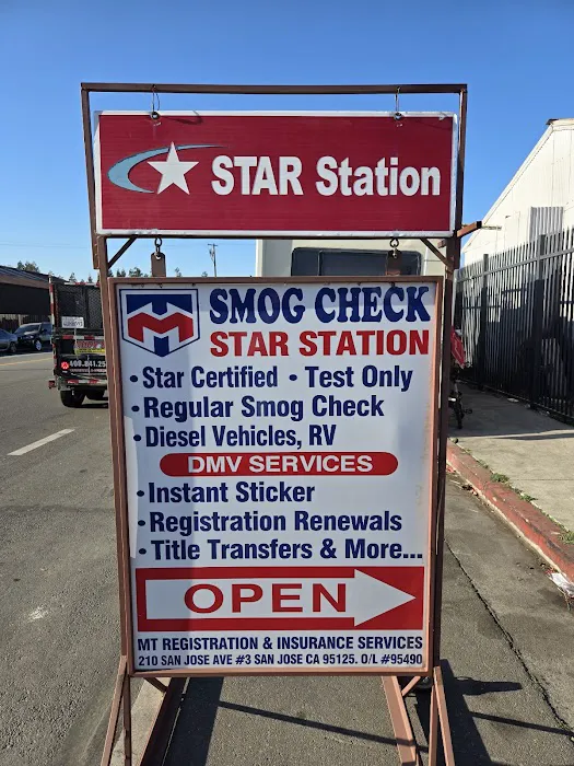 Smog Check San Jose | MT Smog Check Star Station | Registration Services 6