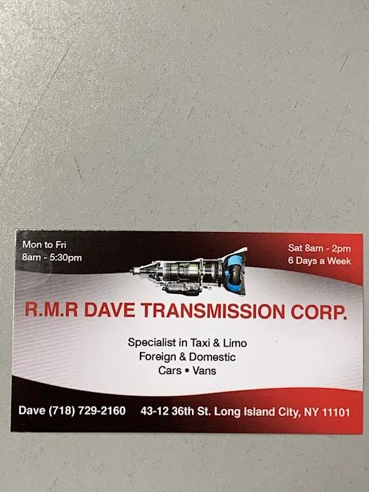 RMR Dave Transmission Corp. 5