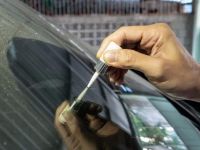 How to Repair a Cracked Windshield Temporarily