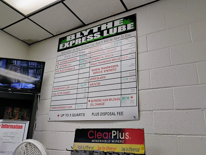 Blythe Express Lube 2