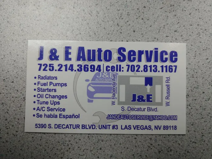 J & E Auto Service Inc/ Wang 3