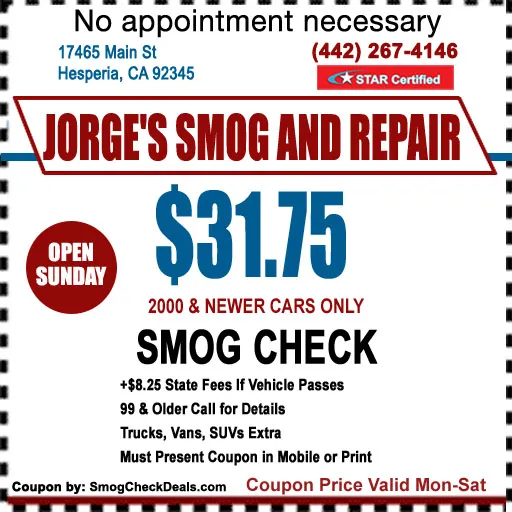 Jorge's Smog Check 9