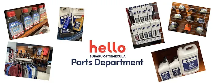 Hello Subaru of Temecula Parts Dept. 1