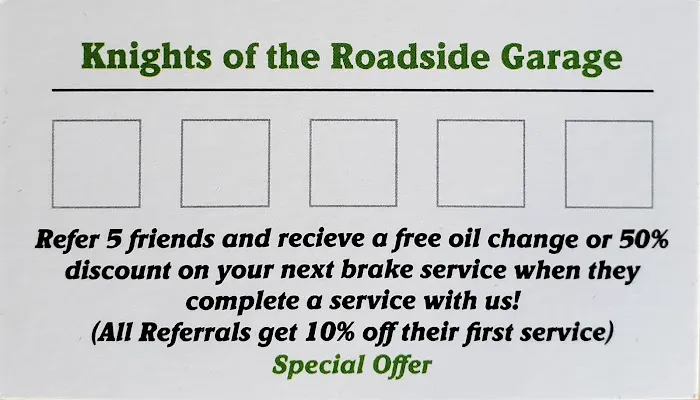 Knights of the Roadside Garage 1