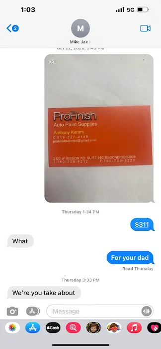 PROFINISH AUTO PAINT SUPPLY SAN DIEGO 3