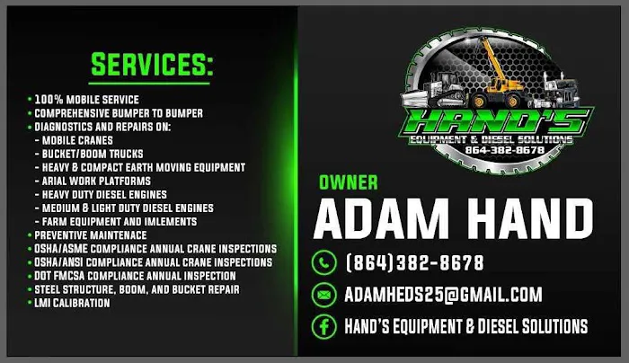 HAND’S Equipment & Diesel Solutions 0
