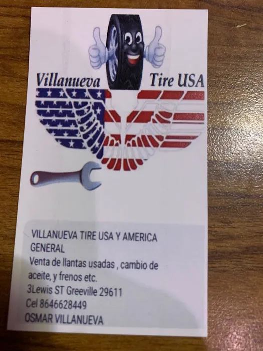 Villanueva tire usa 1