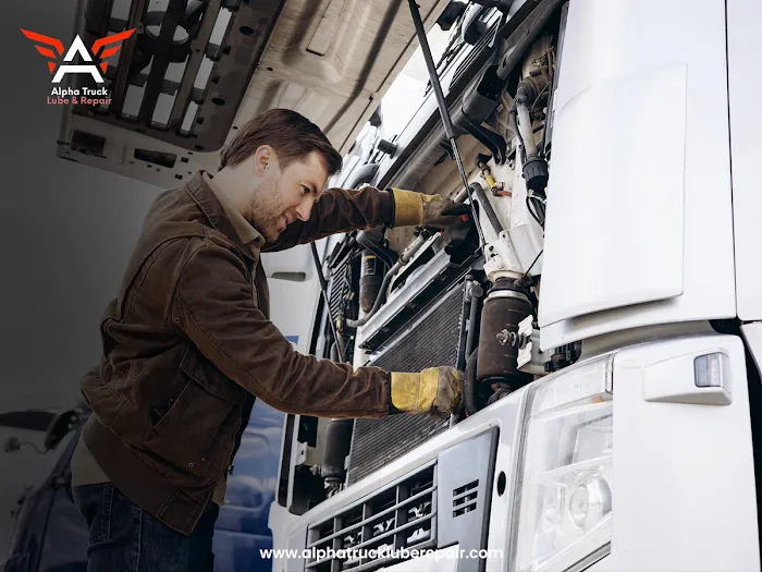 Alpha Truck & Trailer Repair Tire shop 8