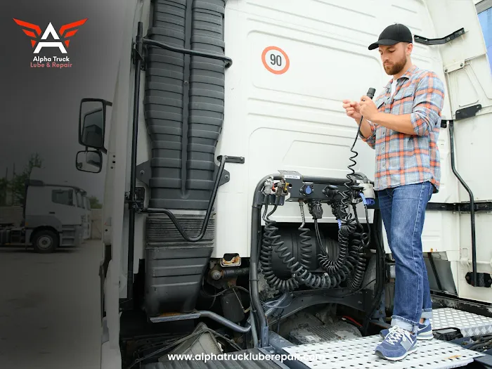 Alpha Truck & Trailer Repair Tire shop 7