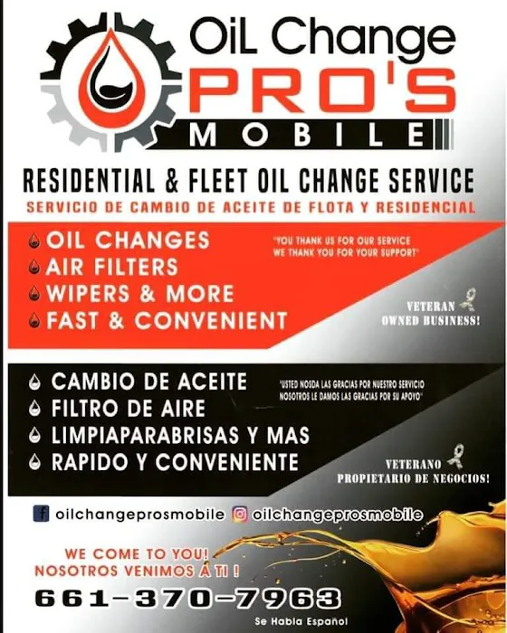 Oil Change Pro's Mobile 8