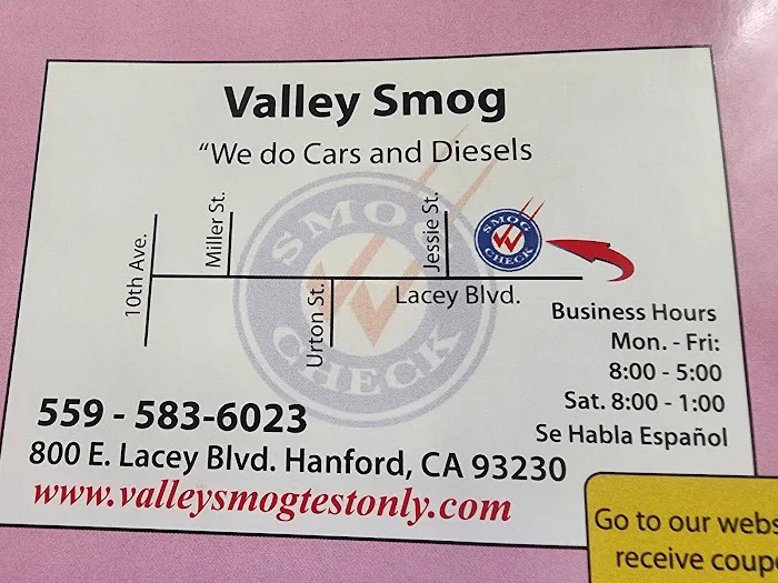 Valley Smog Test Only 0