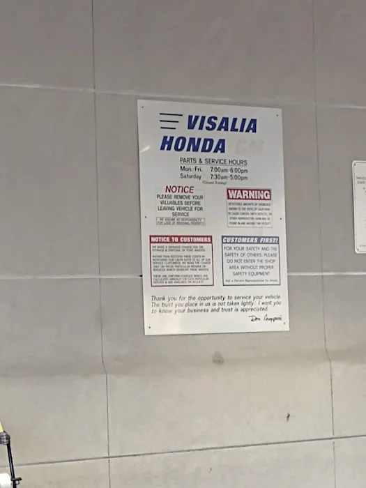 Visalia Honda Service Center 3