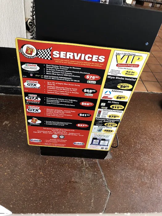 Take 5 Oil Change 7