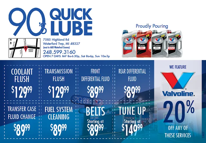 90's Quick Lube Valvoline 7