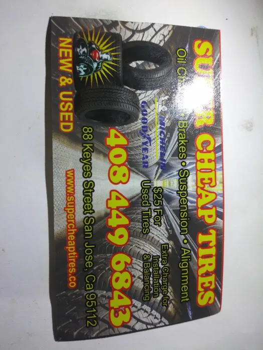 Supercheap Tires - Keyes St San Jose - Cheap Wholesale New & Used Car Tires & Tire Recycling 4