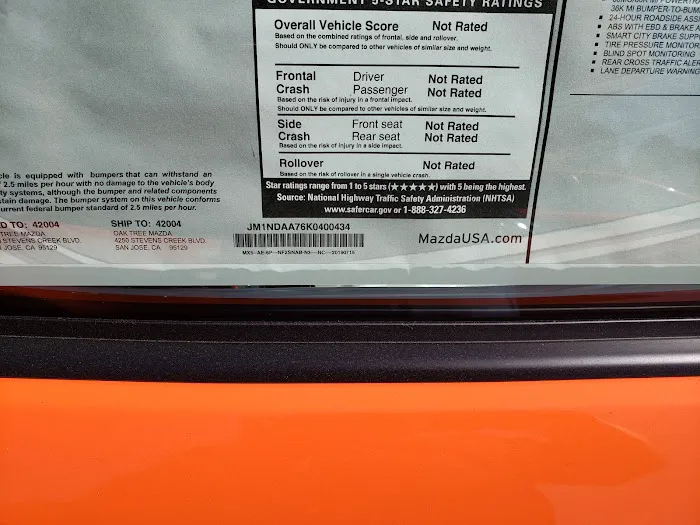 Stevens Creek Mazda Parts Center 1