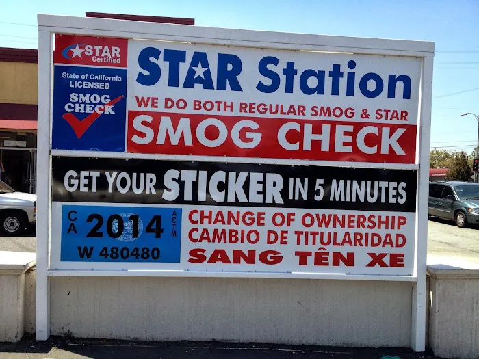 48 star station, smogcheck, test only 5