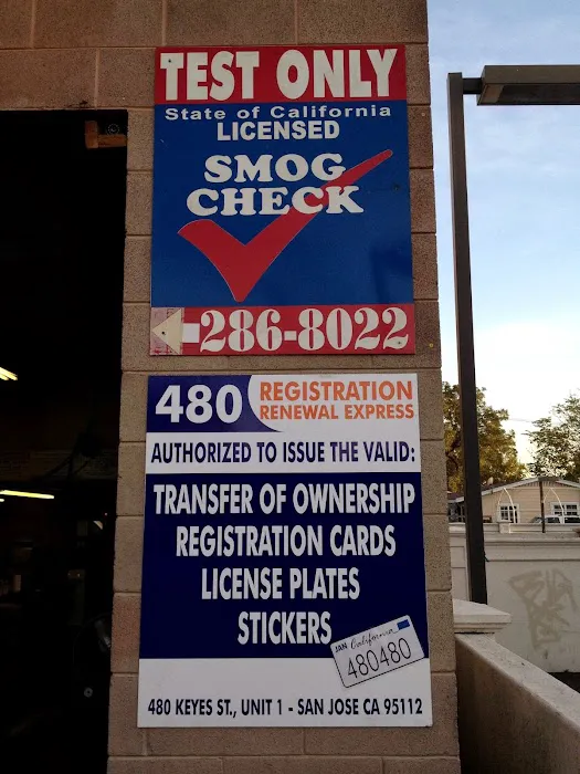 48 star station, smogcheck, test only 4