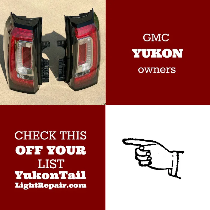 Yukon Tail Light Repair 1