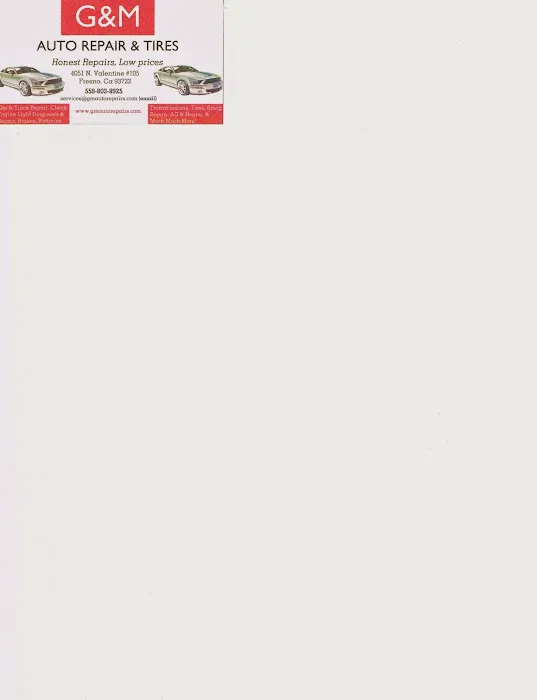 G & M Auto Repair and Tires 0