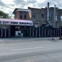Professional tire shop