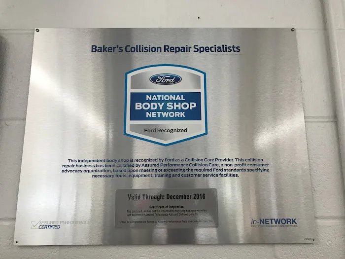 Baker's Collision | Glass | Service Centers 4