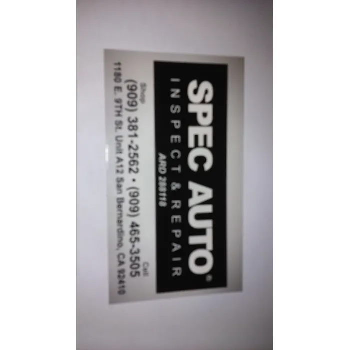 Spec Auto Inspect and Repair 8
