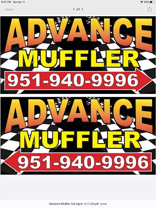 Advance Mufflers Lake Elsinore 8