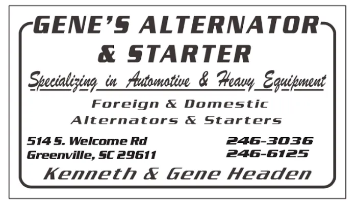 Gene's Alternator & Starter 2