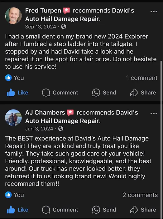David’s Auto Hail Damage Repair 3