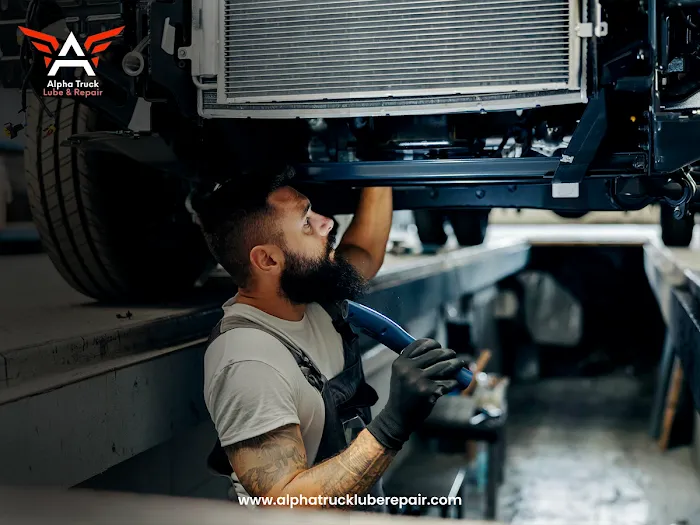 Alpha Truck & Trailer Repair Tire shop 9