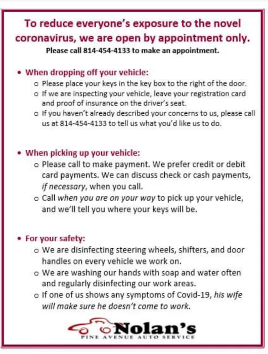 Nolan's Pine Avenue Auto Service LLC 8